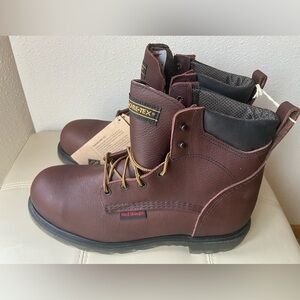 $359 Red Wing Shoes SuperSole 2.0 6" Leather Steel Toe Work Boots 3504 SZ 10